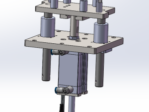 气动顶升机构3d设计