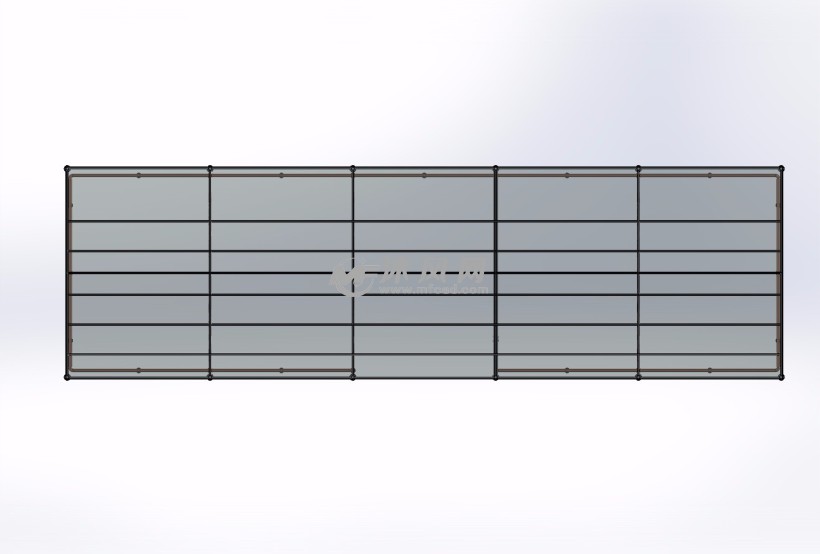 材料放置区雨棚搭建制作sw