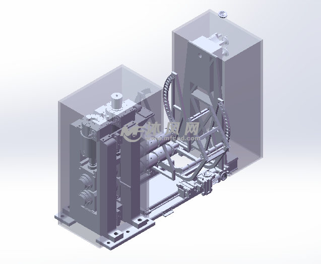 二辊轧机3d模型