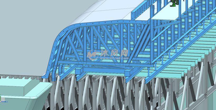 35m双线简支梁-现浇梁 - 建筑模型图纸 - 沐风网