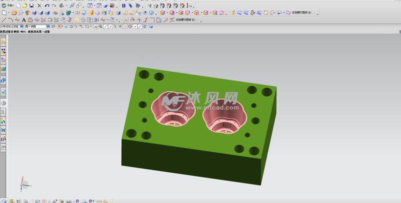 简易塑料花盆模具