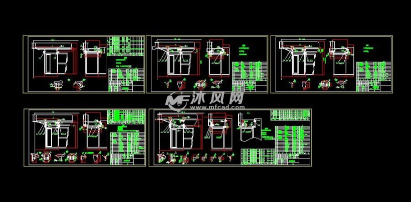 五中户外天车操作防雨棚 建筑模型图纸 沐风网