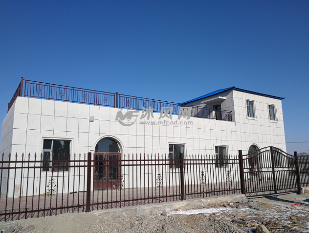 两层管理房结构图- 建筑图纸 - 沐风网