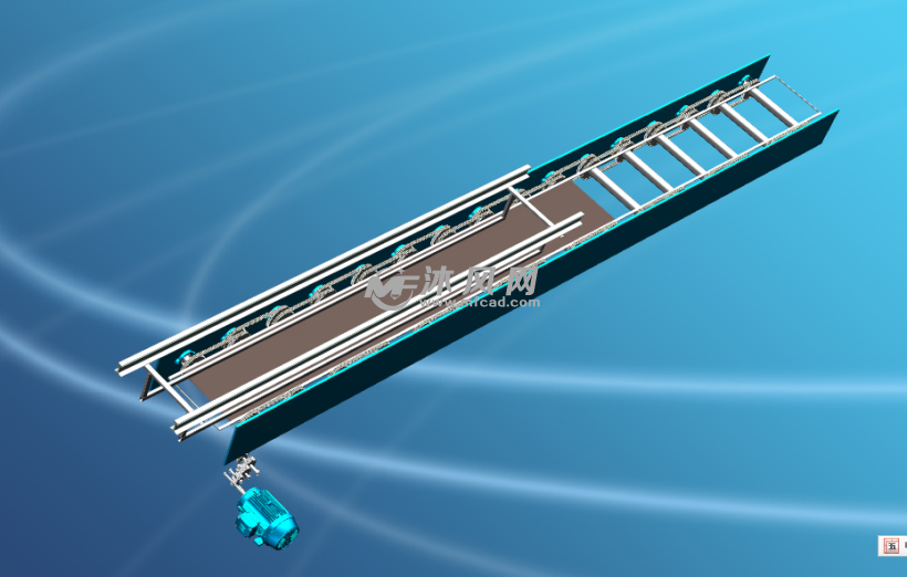重型负载链条输送设备设计