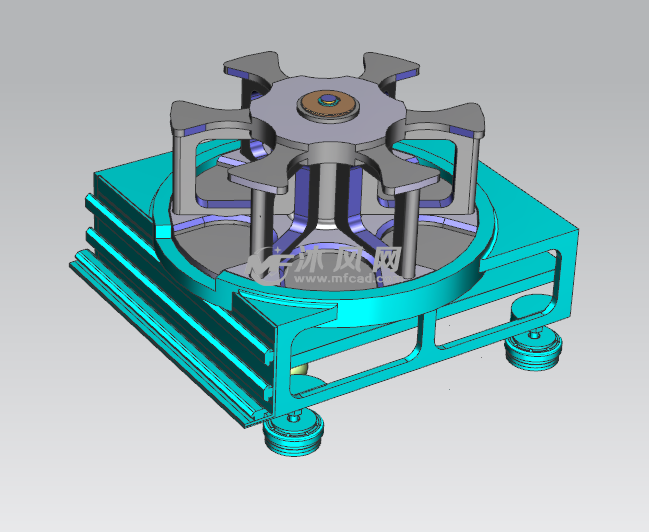 四工位旋转转盘设计