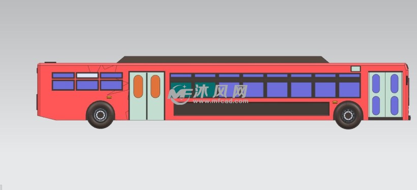 公交车sw模型设计图纸
