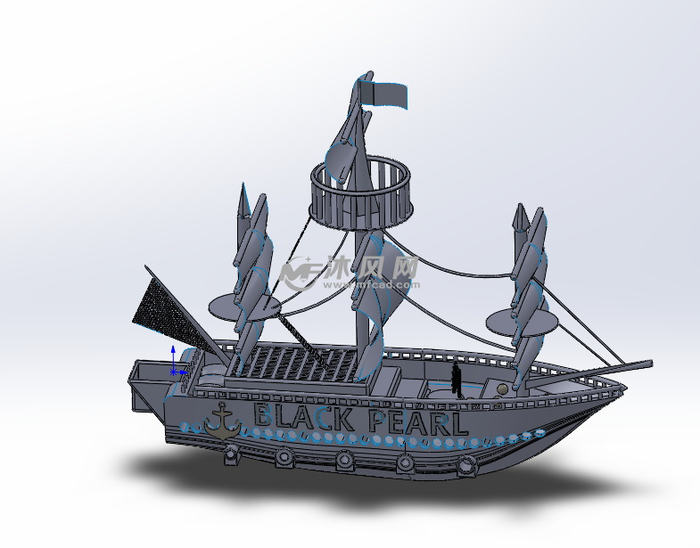 海盗船设计结构