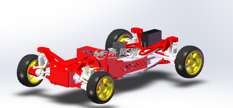 1-10 3d打印遥控车 - 玩具公仔图纸 - 沐风网