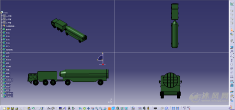 东风5B核导弹模型
