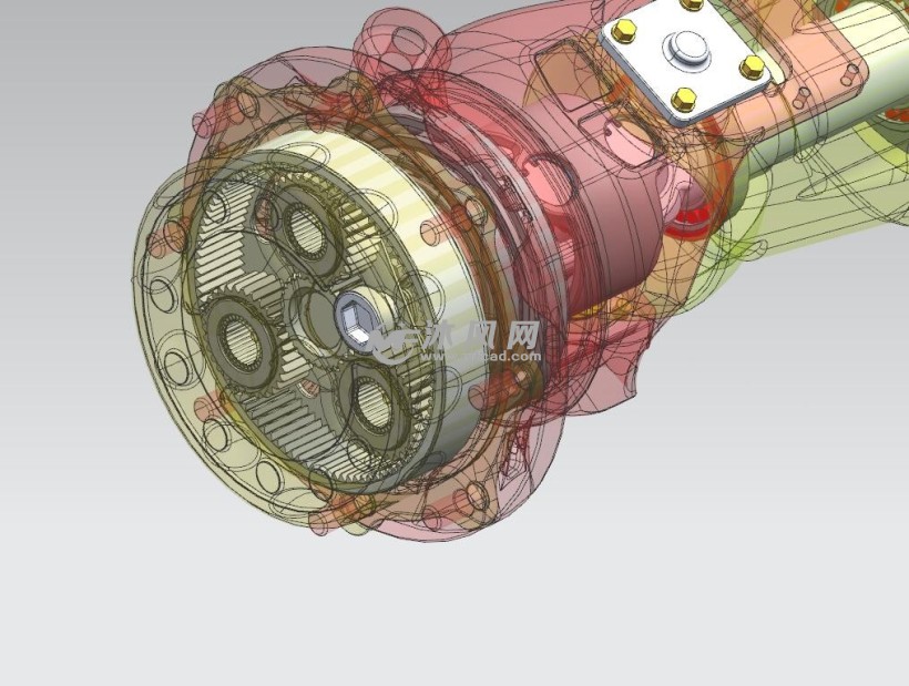 重卡驱动后桥详细结构设计
