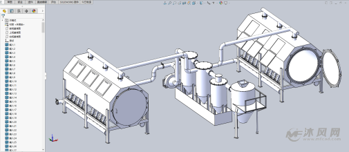新型炭化炉结构设计图图片