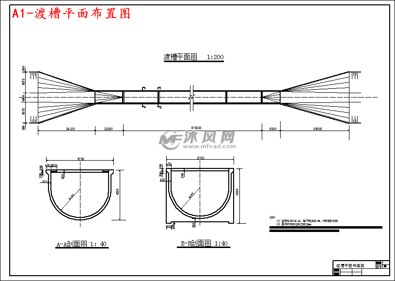 許營渡槽u型槽身墩式支撐設計