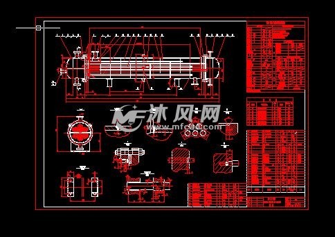 列管冷卻器成套圖 - 換熱/製冷空調設備圖紙 - 沐風網