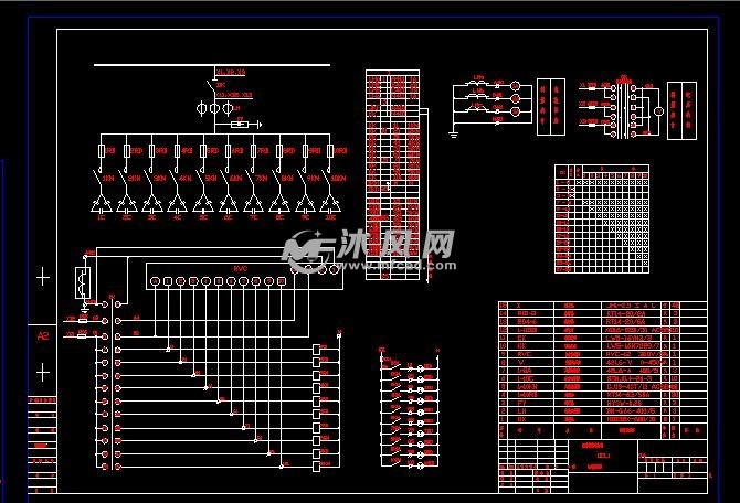 zbw-800箱式變電站系統圖及平面佈置- 工農業建築圖紙 - 沐風網