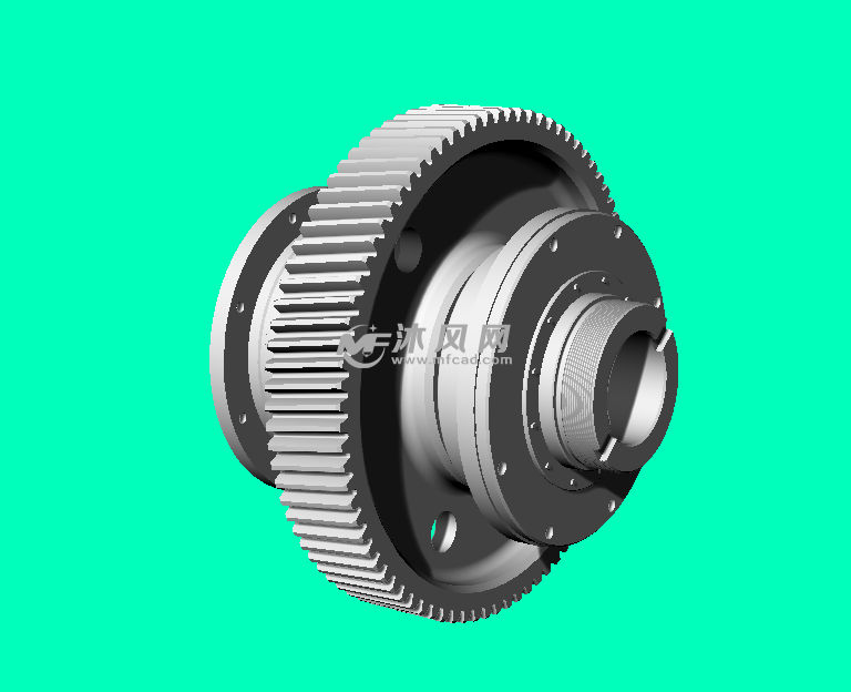齿轮传动大齿轮模型