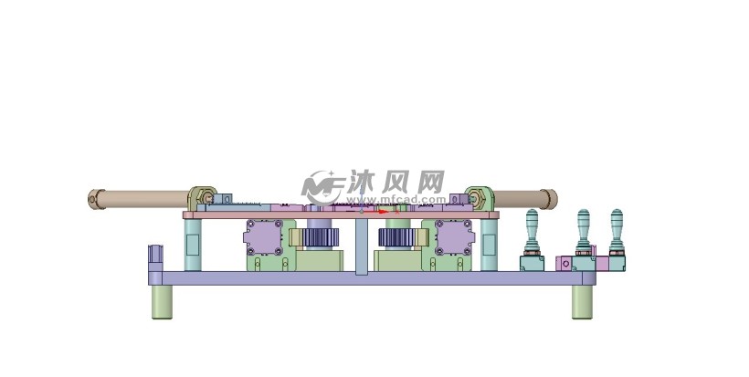 小气动弯框机 - 机械加工图纸 - 沐风网
