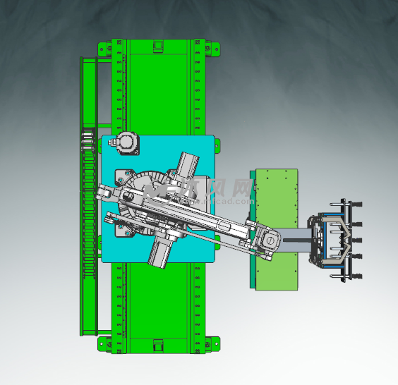 机器人抱具(真空吸取 平行夹抱 第七轴)图纸下载_机器人模型图纸