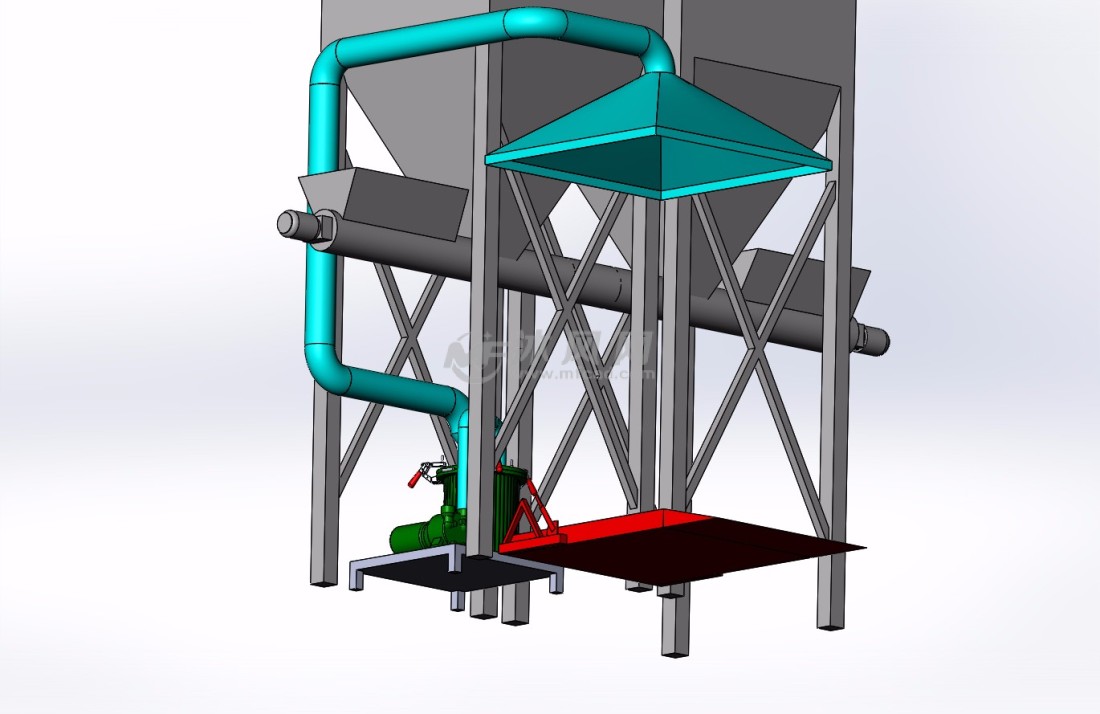 地磅称加装吸尘罩方案