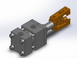 连杆机械手设计sw