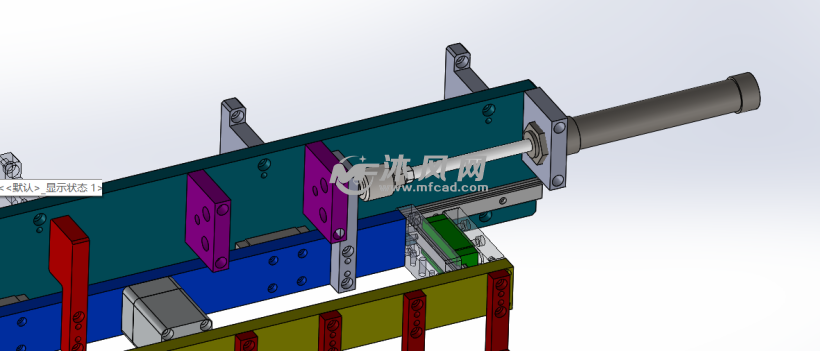 气缸安装示意图