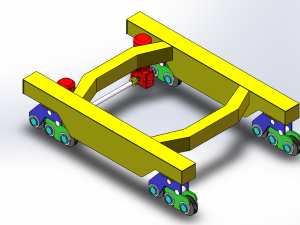 铁路轨道运输小车