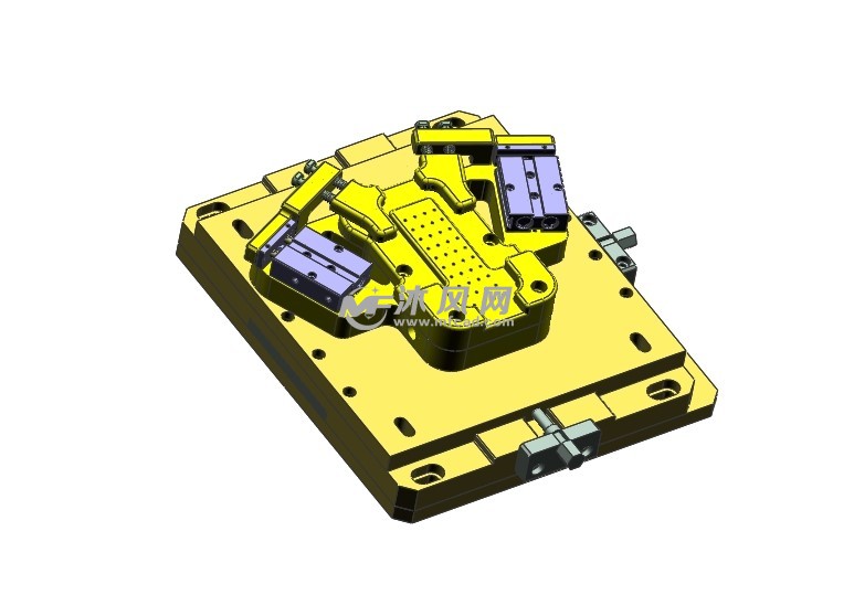 手机后壳定位工装