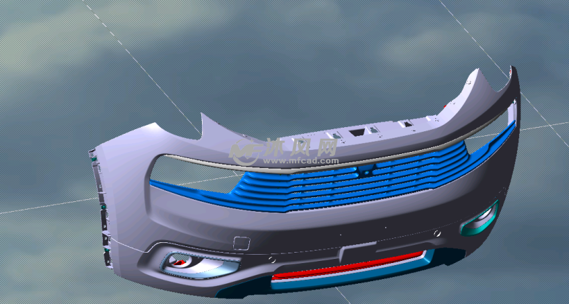 汽车前后保险杠设计