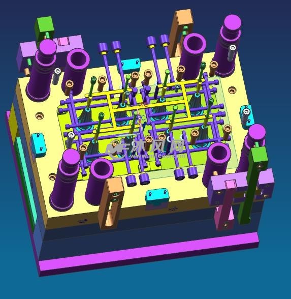 饮水机水嘴注塑模具