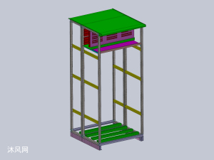 施耐德okken柜三维图