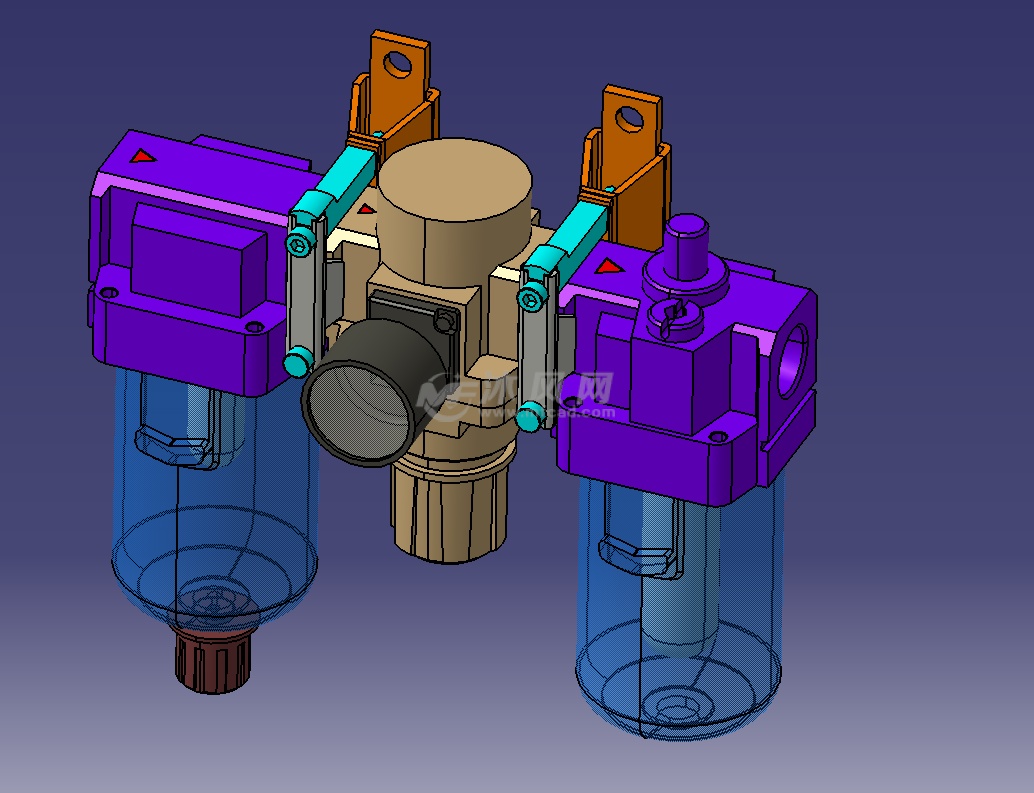 压力过滤调节器模型图