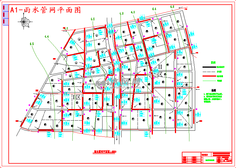 雨水管网规划图图片