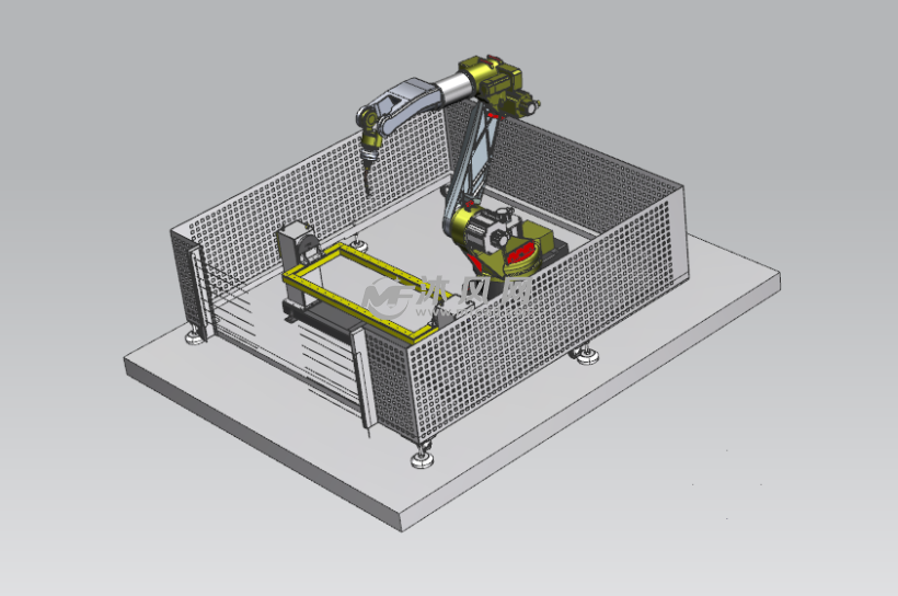 单机器人焊接工作站设计