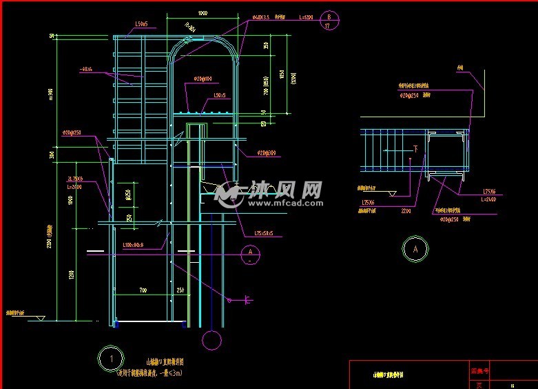 設備操作鋼平臺爬梯欄杆圖集