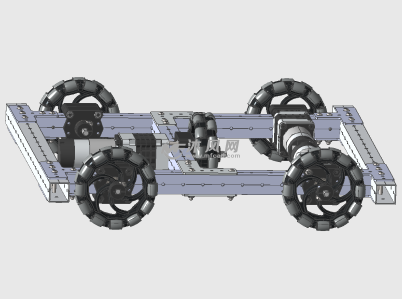 全方位驅動底盤機器人車模型