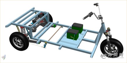 电动三轮车底盘