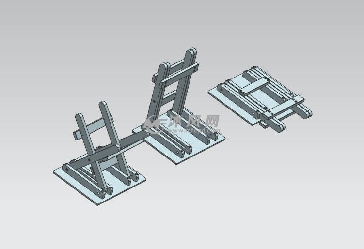 摺疊凳子ug模型 - 桌圖紙 - 沐風網