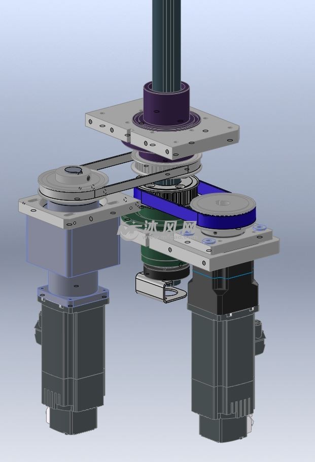 旋转升降机构内部传动结构