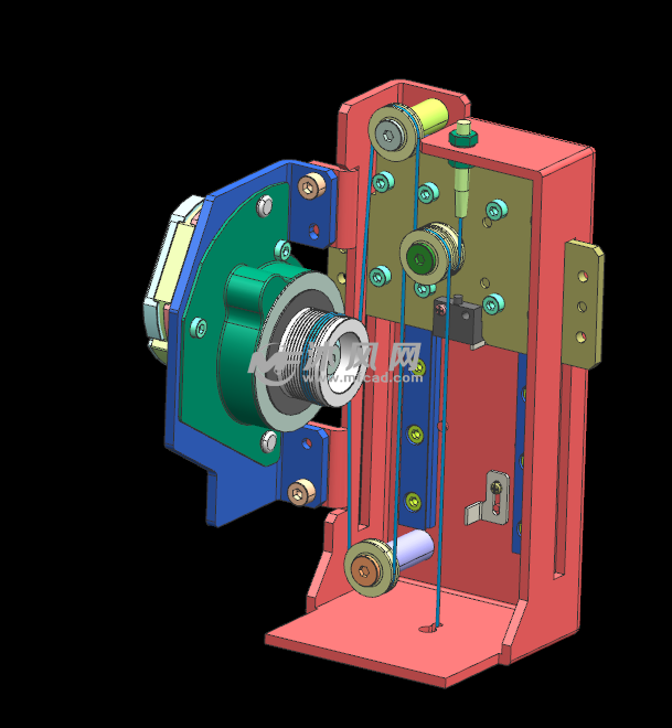 3次元垂直滑动轴