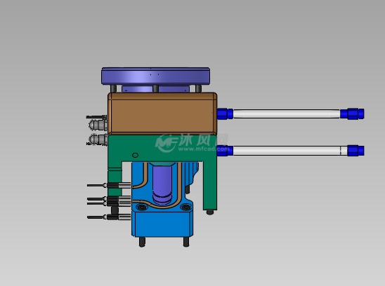 66斜针阀热流道设计