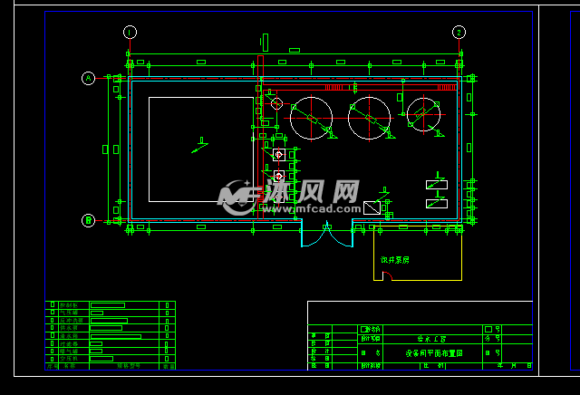 设备间平面布置图