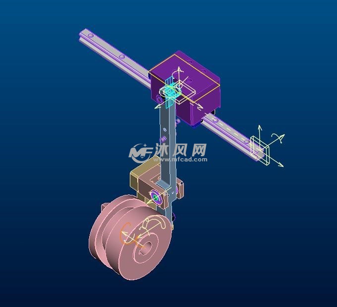 凸轮摆杆滑块机构