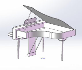 钢琴图纸下载_钢琴免费图纸,设计模型大全 - 沐风网