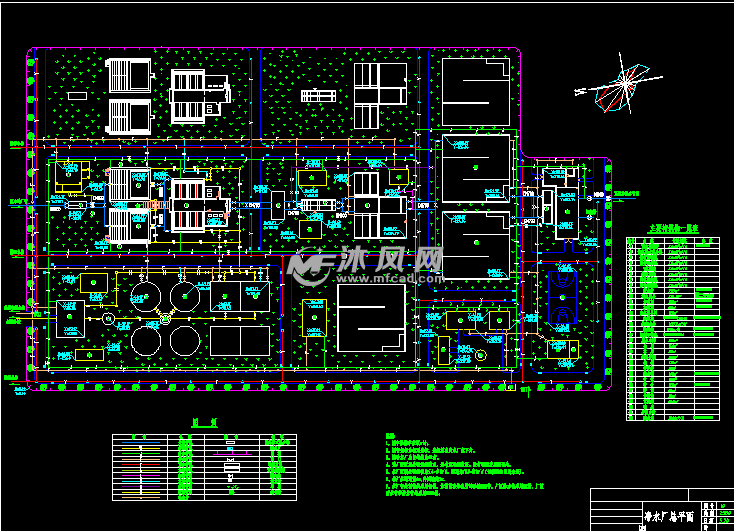 自来水厂平面图图片