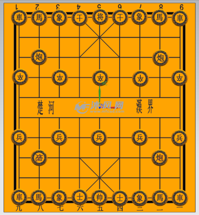 中国象棋(多用版 玩具公仔图纸 沐风网