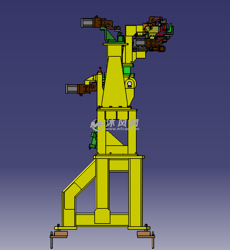 焊装抓手固定夹紧装置 - 包装机械图纸 - 沐风网