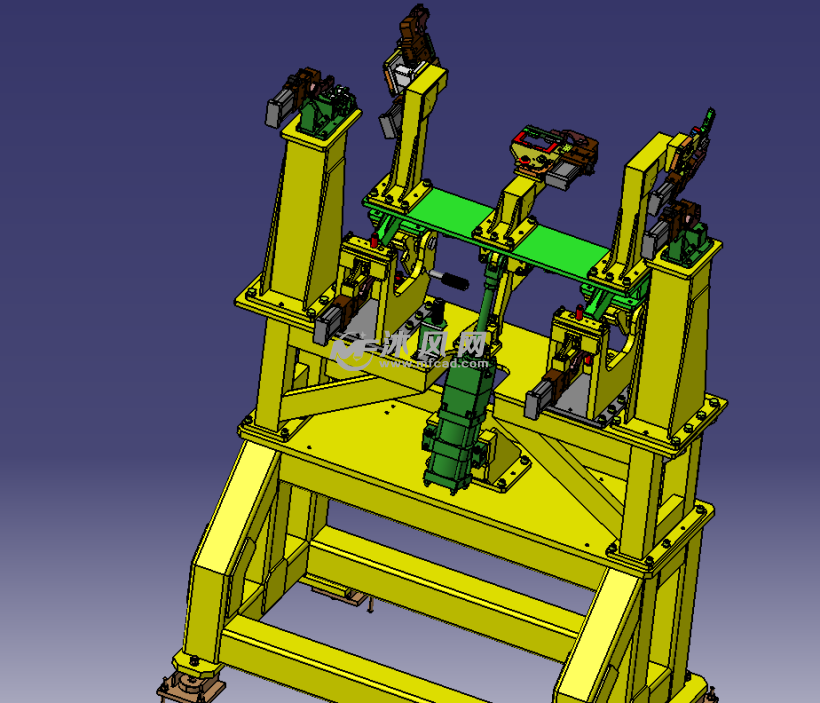 焊装抓手固定夹紧装置 - 包装机械图纸 - 沐风网