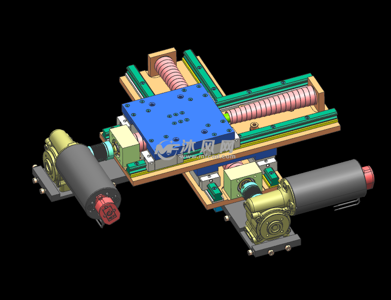3d打印双向滑动轴