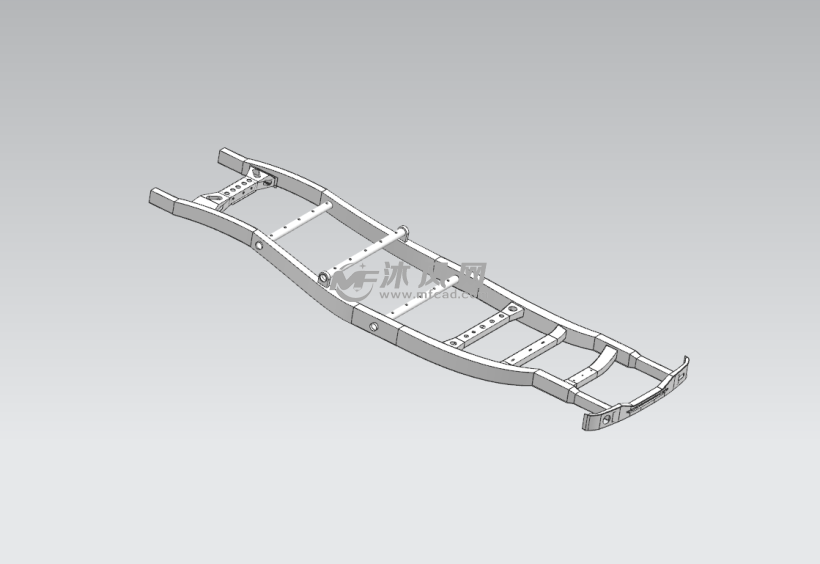 純電動四驅汽車車架總成設計