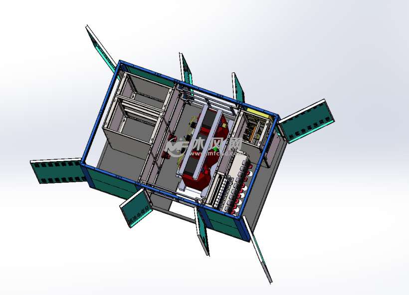 组装式箱式变电站内部细节图