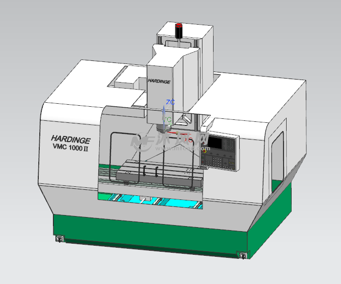 加工中心模型 - ug机械设备模型下载 - 沐风图纸